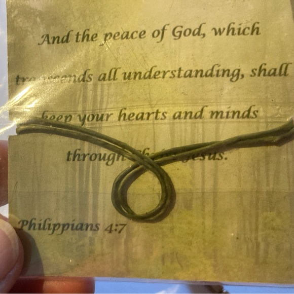 Copper Bracelet hope, faith, love - Picture 7 of 7